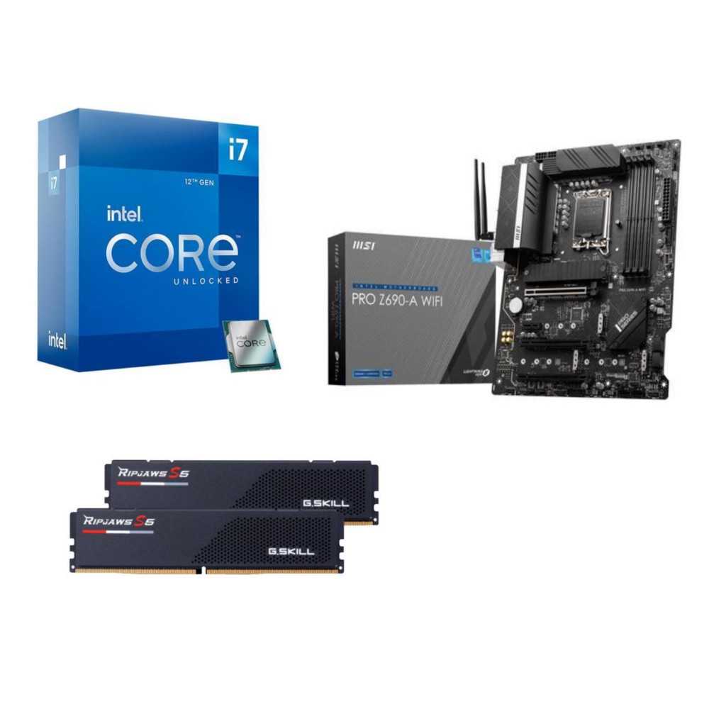 Intel Core i7-12700K - Core i7 and MSI PRO Z690-A WIFI ATX